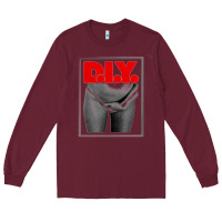 Burgundy rihanna diy Long Sleeve Tee - linhVisuals