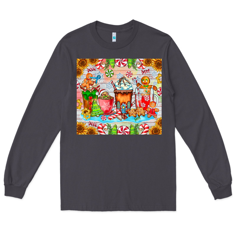 Christmas Coffee Class Long Sleeve Tee by CowhideDigitalArt | Teevron