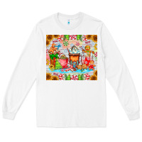White christmas coffee class Long Sleeve Tee - CowhideDigitalArt
