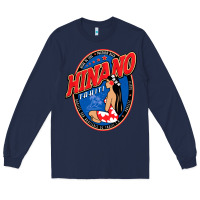Navy hinano tahiti Long Sleeve Tee - linhVisuals