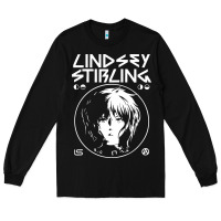 Black lindsey stirling white Long Sleeve Tee - linhVisuals