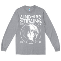 Heather Grey lindsey stirling white Long Sleeve Tee - linhVisuals