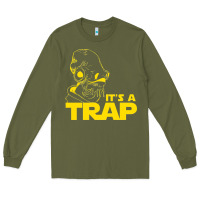 Army Green it's a trap Long Sleeve Tee - linhVisuals