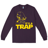 Plum it's a trap Long Sleeve Tee - linhVisuals