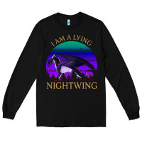 Black wings of fire i am a lying nightwing vintage Long Sleeve Tee - linhVisuals
