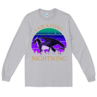 Moon Dust wings of fire i am a lying nightwing vintage Long Sleeve Tee - linhVisuals