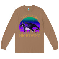 Toasted Coconut wings of fire i am a lying nightwing vintage Long Sleeve Tee - linhVisuals