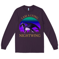 Plum wings of fire i am a lying nightwing vintage Long Sleeve Tee - linhVisuals
