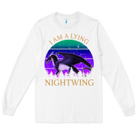 White wings of fire i am a lying nightwing vintage Long Sleeve Tee - linhVisuals
