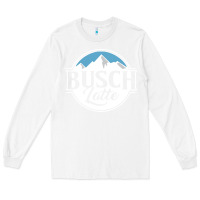 White premium busch Long Sleeve Tee - linhVisuals