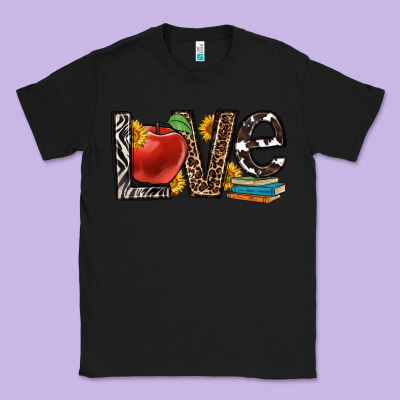 Love Teacher Classic Tee Designed By Oliviacreatesart
