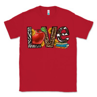 Red love teacher Classic Tee - OliviaCreatesArt