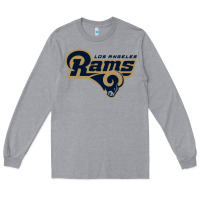 Heather Grey rams Long Sleeve Tee - linhVisuals