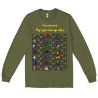 Army Green runescape game Long Sleeve Tee - linhVisuals