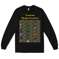 Black runescape game Long Sleeve Tee - linhVisuals