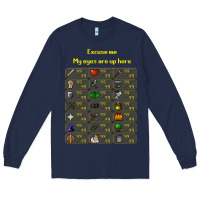 Navy runescape game Long Sleeve Tee - linhVisuals