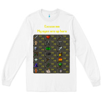 White runescape game Long Sleeve Tee - linhVisuals