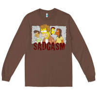 Chestnut sadgasm Long Sleeve Tee - linhVisuals