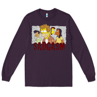Plum sadgasm Long Sleeve Tee - linhVisuals