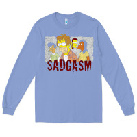 Colony Blue sadgasm Long Sleeve Tee - linhVisuals