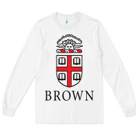 White brown university Long Sleeve Tee - linhVisuals