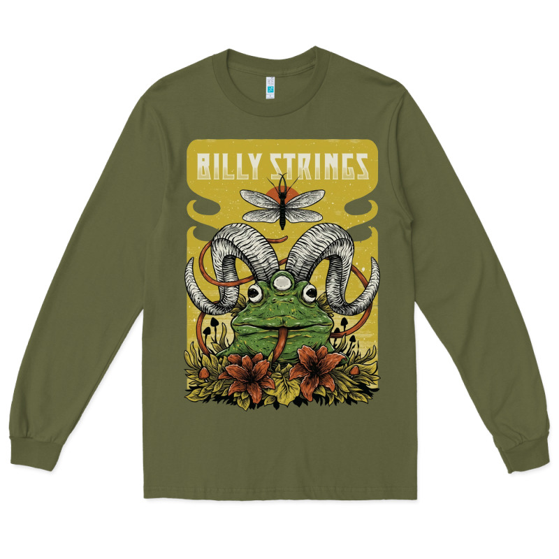 Billy Strings Poster Long Sleeve Tee by linhVisuals | Teevron