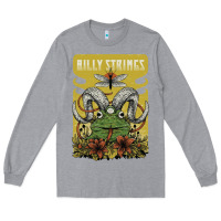 Heather Grey billy strings poster Long Sleeve Tee - linhVisuals