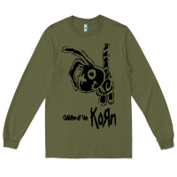 Army Green k o r n classic Long Sleeve Tee - linhVisuals