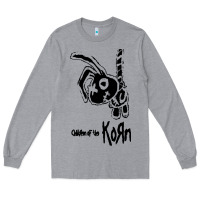 Heather Grey k o r n classic Long Sleeve Tee - linhVisuals