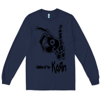 Navy k o r n classic Long Sleeve Tee - linhVisuals