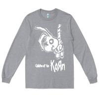 Heather Grey k o r n classic Long Sleeve Tee - linhVisuals