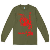 Army Green k o r n classic Long Sleeve Tee - linhVisuals