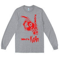 Heather Grey k o r n classic Long Sleeve Tee - linhVisuals