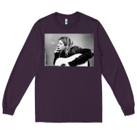Plum kurt smoking Long Sleeve Tee - linhVisuals