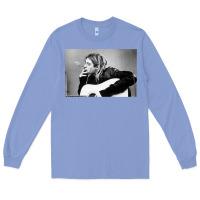 Colony Blue kurt smoking Long Sleeve Tee - linhVisuals