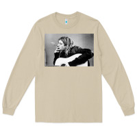 Mushroom kurt smoking Long Sleeve Tee - linhVisuals
