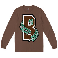 Chestnut brown university Long Sleeve Tee - linhVisuals