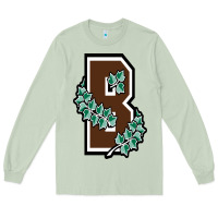 Matcha brown university Long Sleeve Tee - linhVisuals