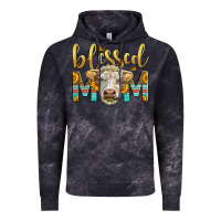 Cloud Black Western Blessed Mom Charolais Bull Mother's Day Vintage Hoodie - LillyAllenDesigns