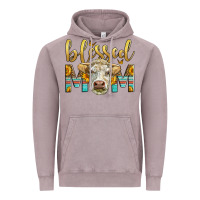 Vintage Zinc Western Blessed Mom Charolais Bull Mother's Day Vintage Hoodie - LillyAllenDesigns