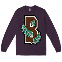 Plum brown university Long Sleeve Tee - linhVisuals
