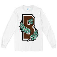 White brown university Long Sleeve Tee - linhVisuals