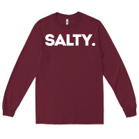 Burgundy salty Long Sleeve Tee - linhVisuals
