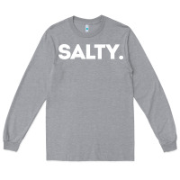 Heather Grey salty Long Sleeve Tee - linhVisuals