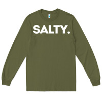 Army Green salty Long Sleeve Tee - linhVisuals