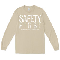 Mushroom safety first science teacher Long Sleeve Tee - linhVisuals