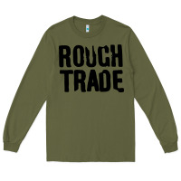 Army Green Rough Trade Long Sleeve Tee - linhVisuals