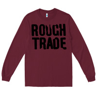 Burgundy Rough Trade Long Sleeve Tee - linhVisuals