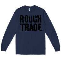 Navy Rough Trade Long Sleeve Tee - linhVisuals