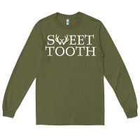 Army Green Sweet Tooth Long Sleeve Tee - linhVisuals